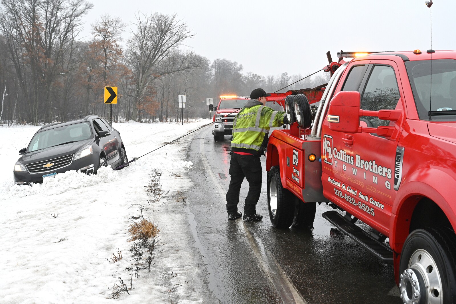 Icy and dicey: Slippery roads cause school closures, fender benders ...