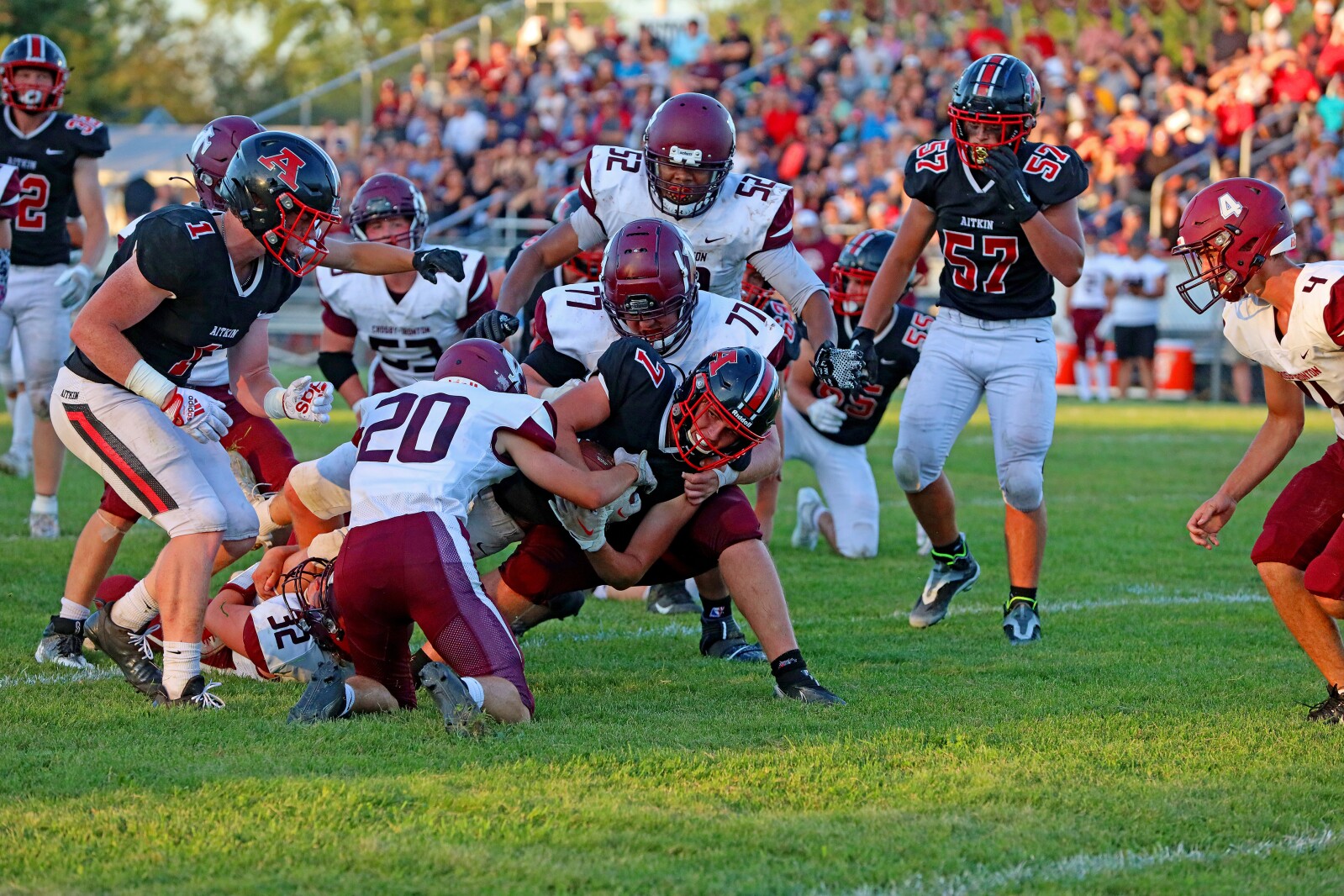 Aitkin football against Crosby-Ironton on Thursday, Sept. 1, 2022, at Aitkin.