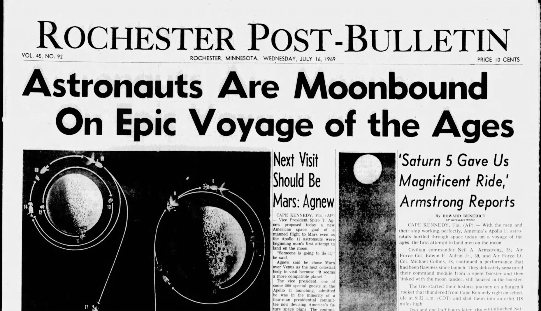 In July 1969, the world was glued to its TV as Apollo 11 rocketed to the moon