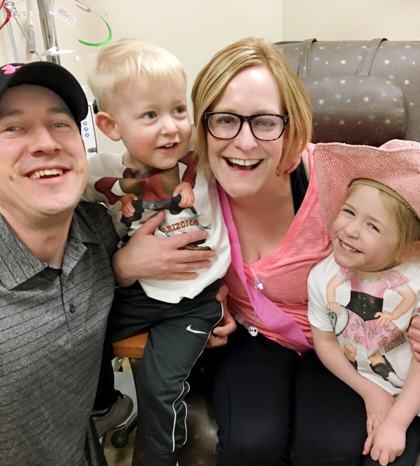 Shila Stiefel of Bismarck was able to get treatment for her opioid addiction through Medicaid expansion. She's now in recovery and working, which she said wouldn't have been possible without health coverage through the Affordable Care Act. Photo by John Hageman.