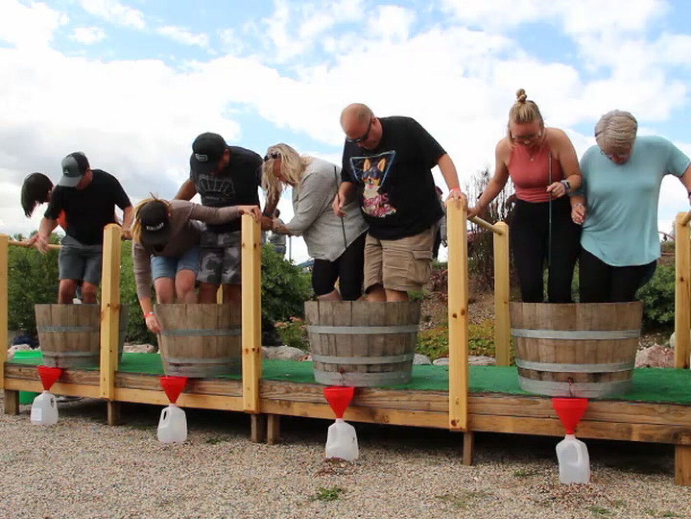 The Last Great Grape Stomp: Richwood Winery hosts 40 stompers for final ...