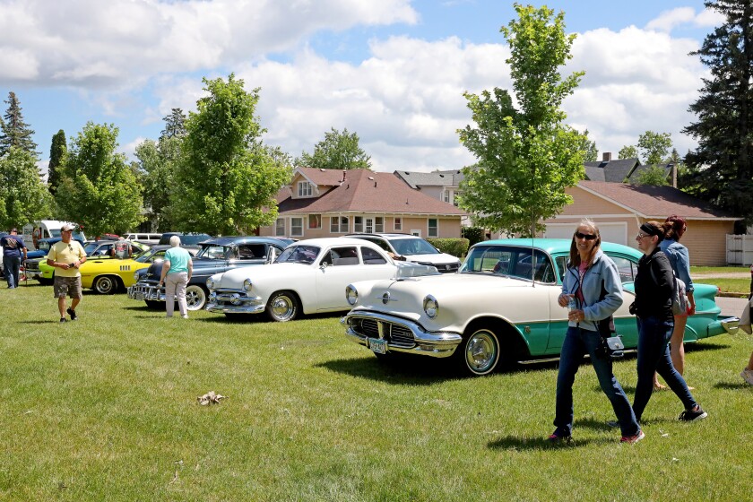 People attend Arts in the Park on Sunday, June 26, 2022, at Gregory Park in Brainerd.