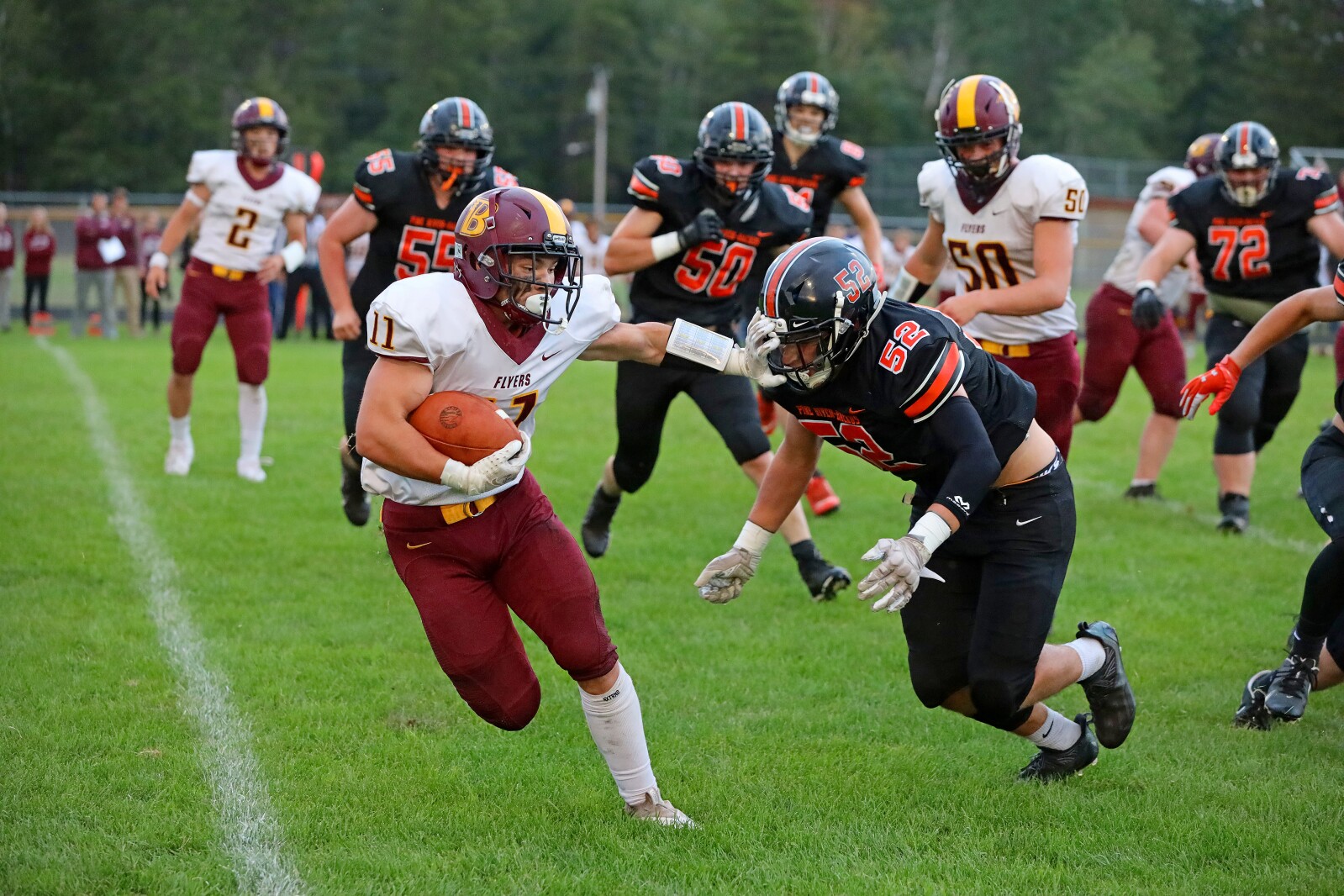 PRB football vs Bagley