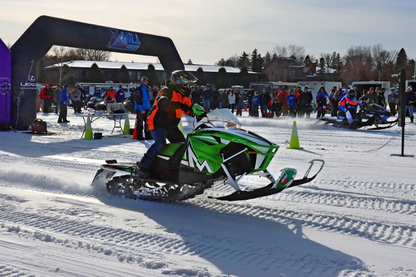 Triplefest sets record for snowmobile racing - Pine and Lakes Echo ...