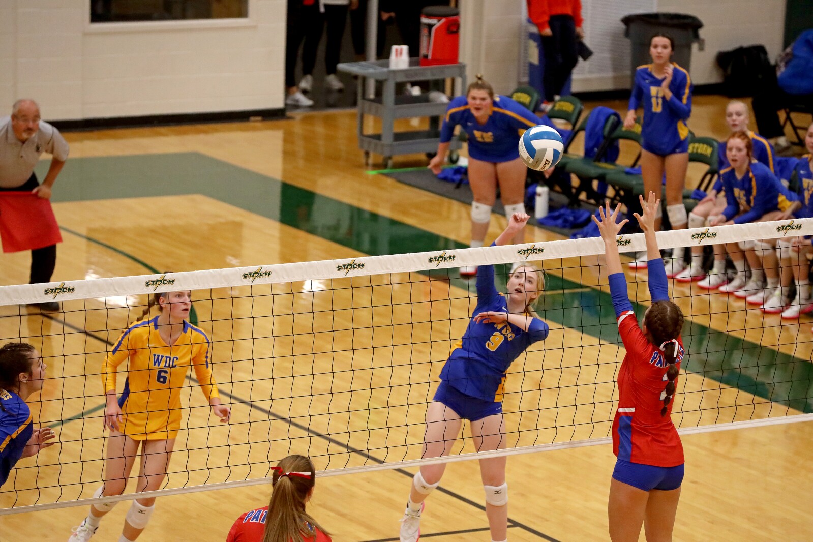 Pequot Lakes vs Wadena-Deer Creek Volleyball on Thursday, Nov. 3, 2022, in Sauk Rapids.