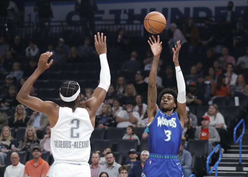 NBA: Minnesota Timberwolves at Oklahoma City Thunder