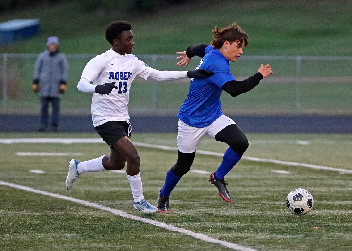 Brainerd boys soccer vs Rogers
