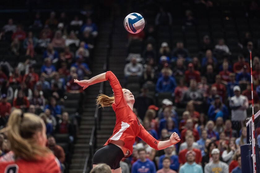 Cannon Falls, Pequot Lakes Class AA Championship volleyball