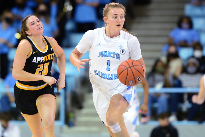 Alyssa Ustby has become a standout at North Carolina