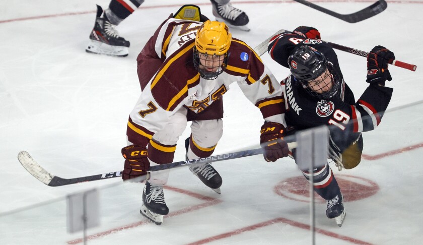 Former SCSU standout Mikey Eyssimont scores 1st NHL goal - The Rink Live   Comprehensive coverage of youth, junior, high school and college hockey