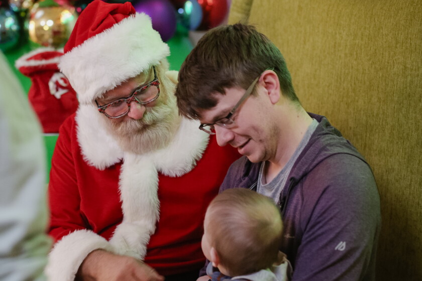 Santa Rindya Santa's suit, hat and beard a natural fit for longtime helper at West ...