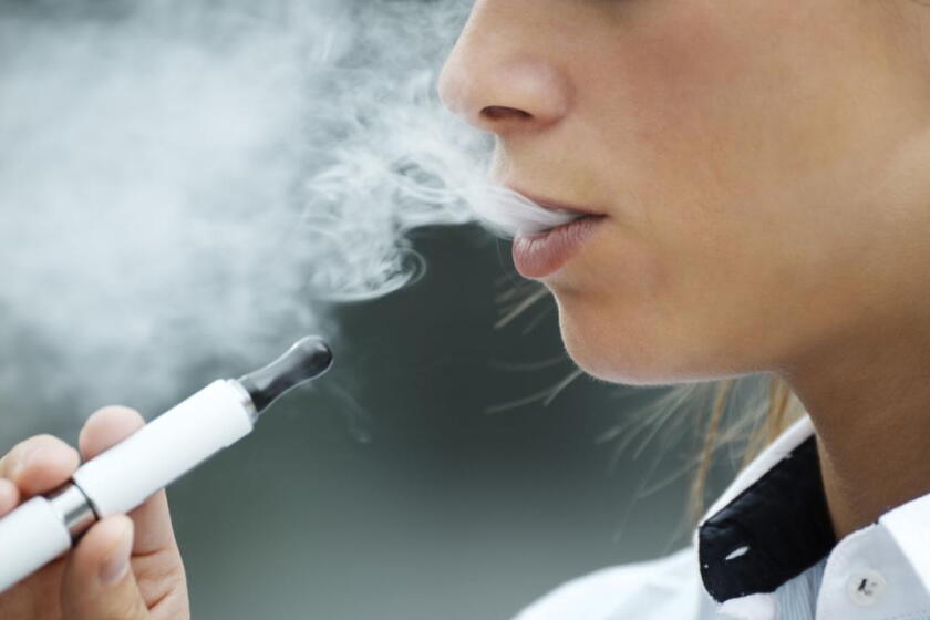 Vaping and e-cigarette products include nicotine, an addictive substance, as well as formaldehyde and acetone. (Getty images) - Post Bulletin | Rochester Minnesota news, weather, sports Vaping and e-cigarette products include nicotine, an addictive substance, as well as formaldehyde and acetone. (Getty images) - Post Bulletin | Rochester Minnesota news, weather, sports