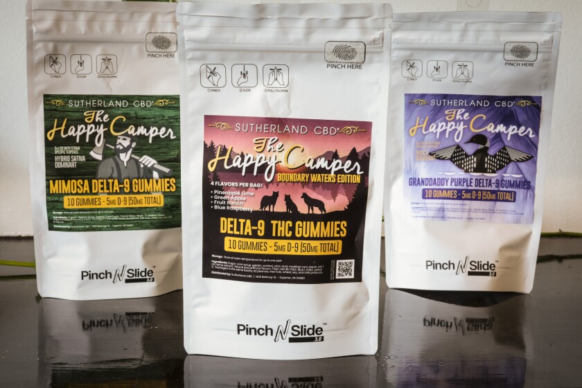 packages of Delta-9 THC jelly beans