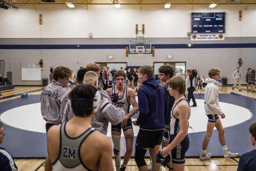 Zumbrota-Mazeppa, Pine Island wrestling