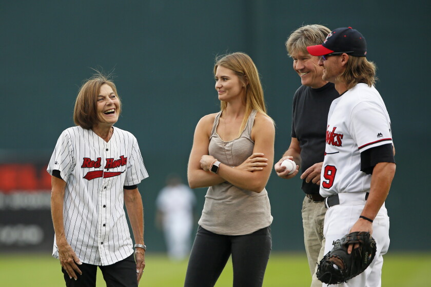 RedHawks honor late former pitcher Jake Laber at Newman - InForum ...