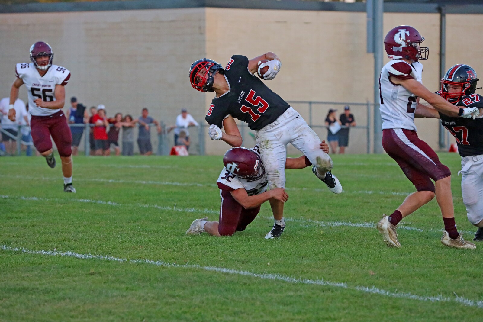 Aitkin football against Crosby-Ironton on Thursday, Sept. 1, 2022, at Aitkin.