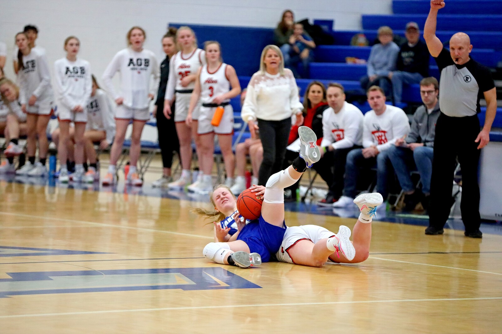Brainerd Girls Basketball against Alexandria.