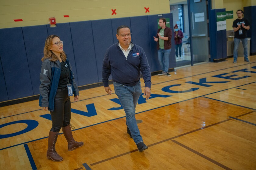 Senator Bernie Sanders Campaigns for Keith Ellison