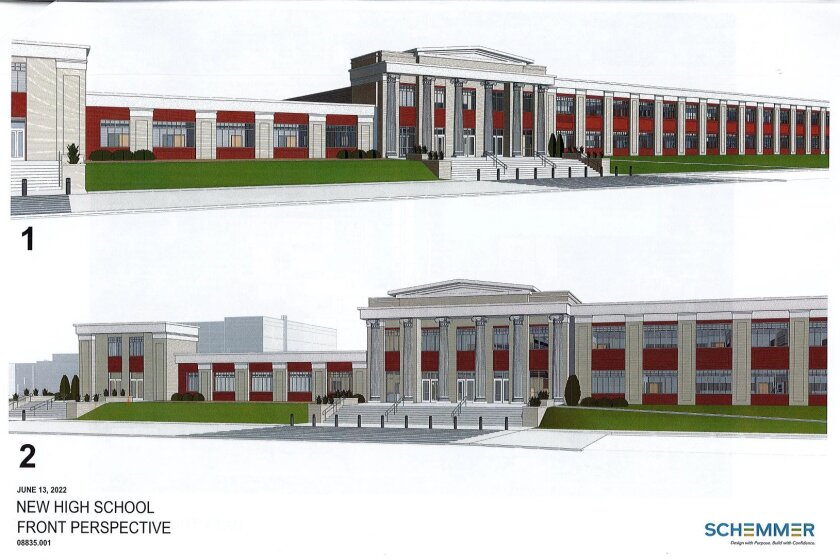 New Mitchell High School design features ‘classic’ front design ...