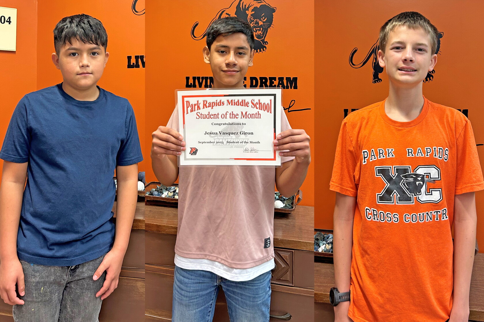 Vasquez, Garcia and Mercil are Century Middle School students of the ...