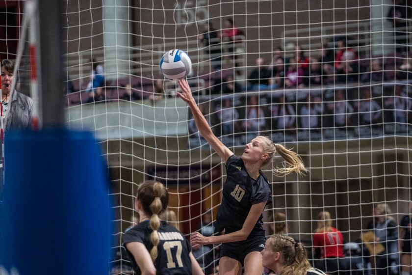 Section 1A, 1AA girls volleyball semifinals