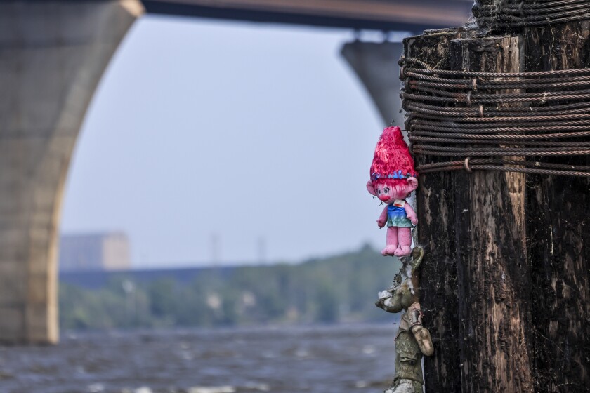 railroad swing bridge