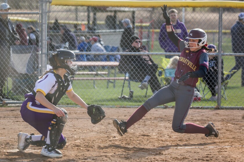 Lourdes, Stewartville softball