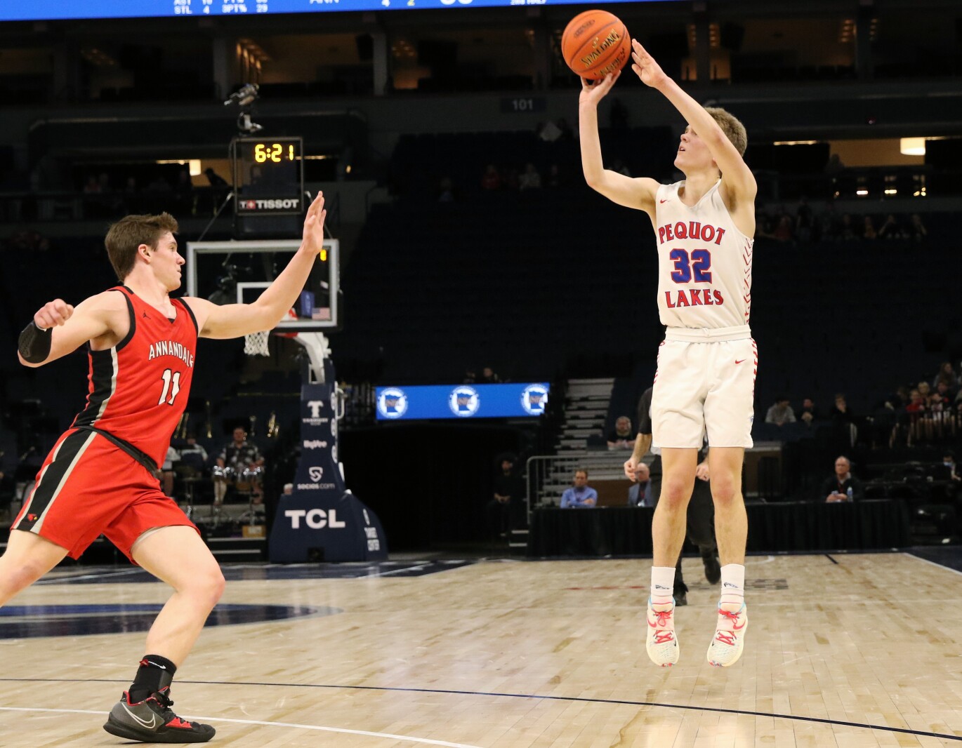 Pequot Lakes vs Annandale Class 2A State Quarterfinals Tuesday, March 22, 2022, at Target Center.