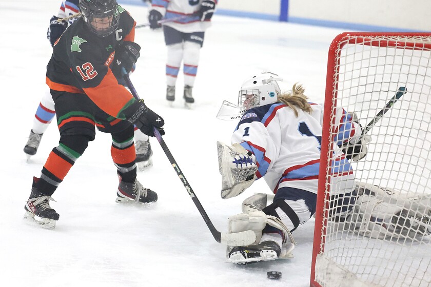Player beats goalie.