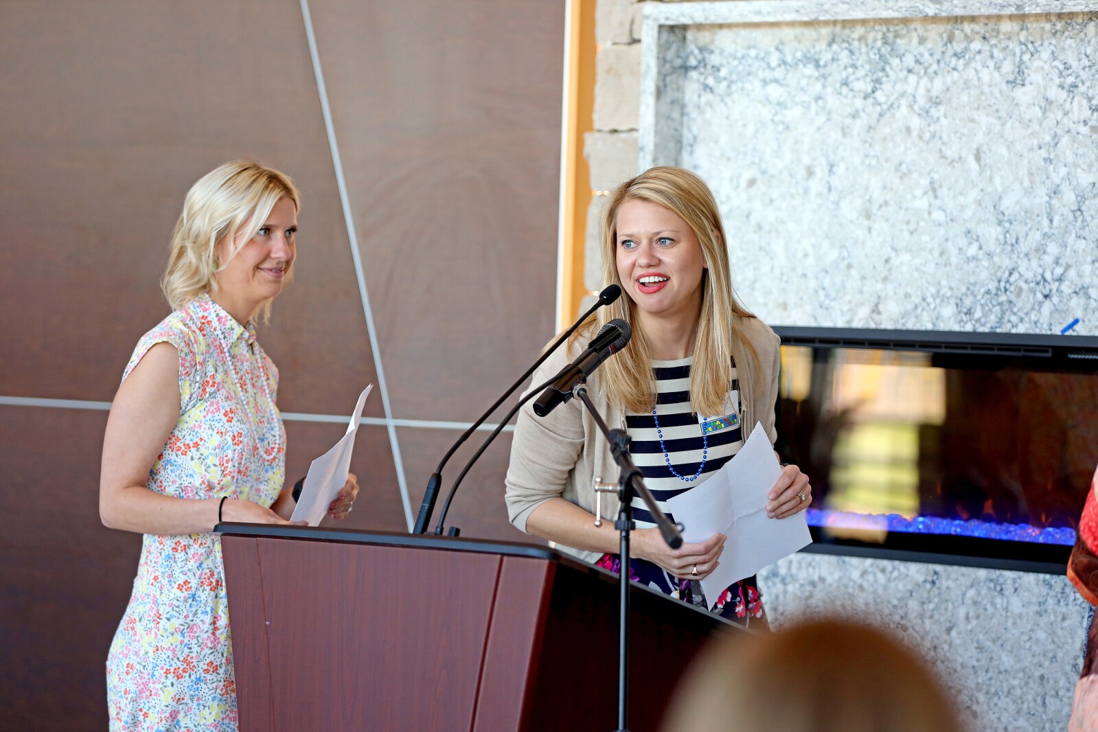 Laine Larson's retirement party at the Gichi-ziibi Center for the Arts.