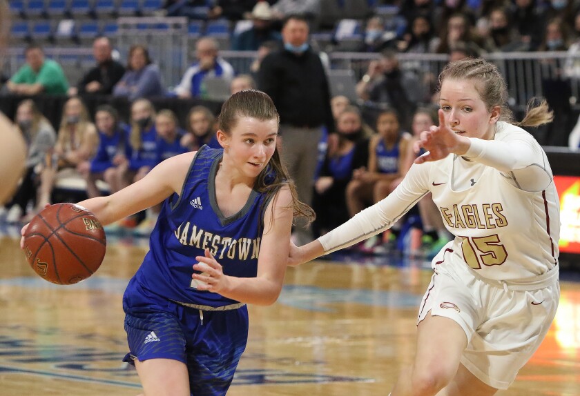 jhs girls hoops state 2 vs davies 15 031221