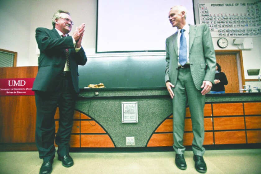 Welcoming the laureate