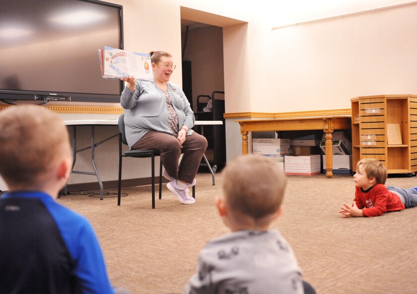 Library story time