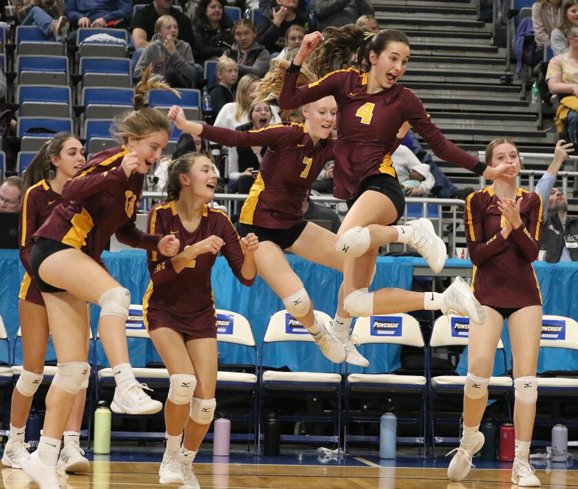 b volleyball state champ game linton bench jump celebrate 111922.jpg