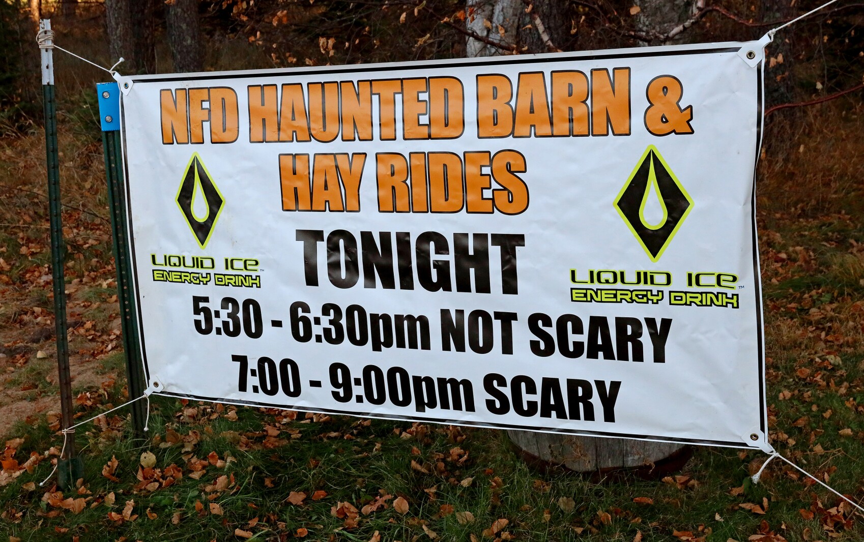 Nisswa Fire Department Haunted Barn and Hayrides on Saturday, Oct. 30, 2022, in Nisswa.