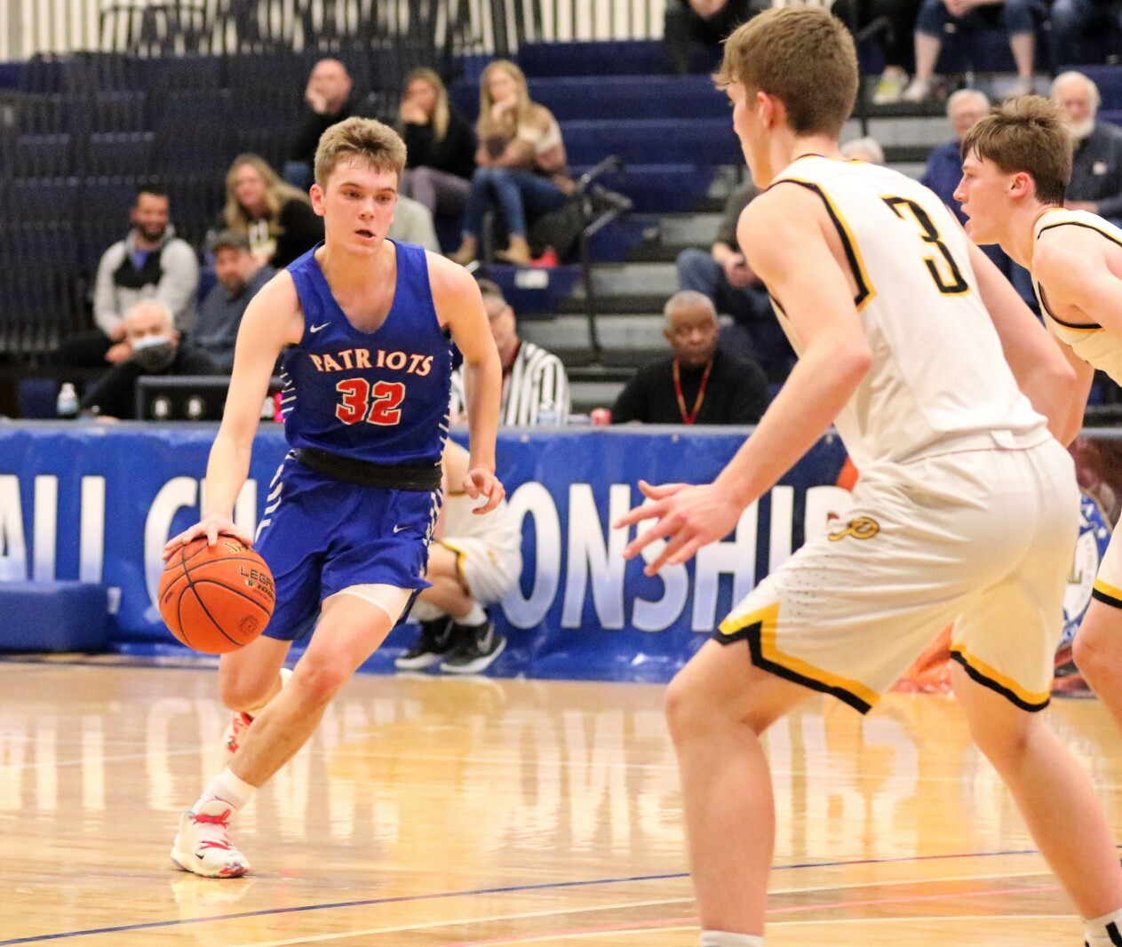 Pequot Lakes vs Minnehaha Redhawks in the Class 2A State Tournament Wednesday, March 23, 2022, at Concordia University in St. Paul.