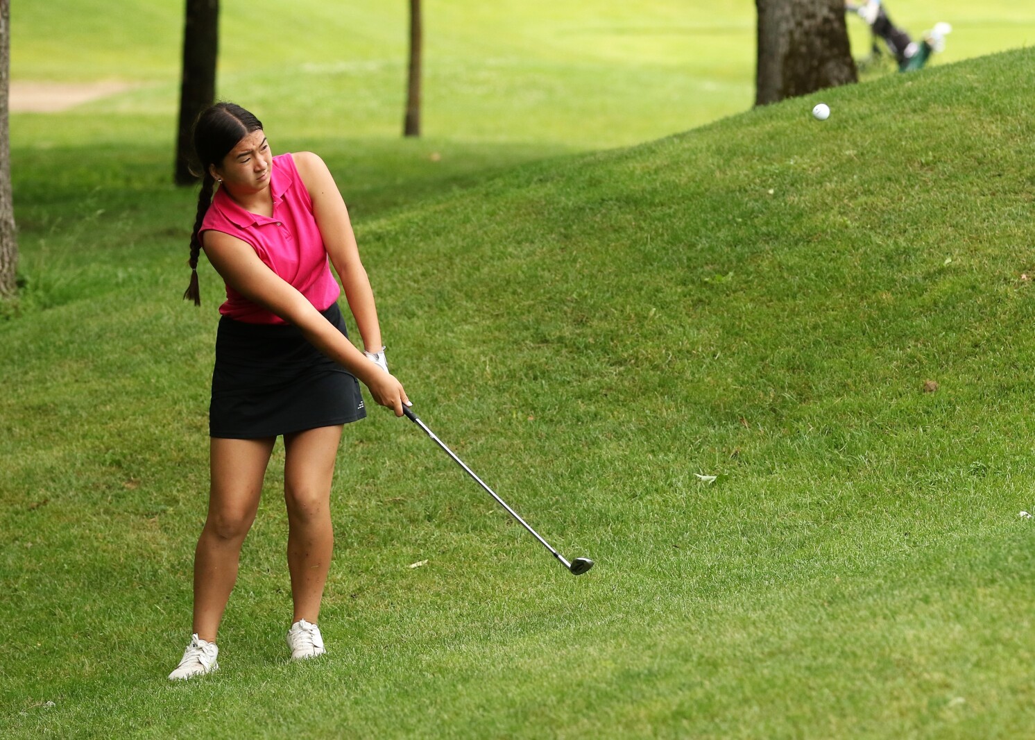 Area golfers compete in the Class 2A State Golf Tournament.