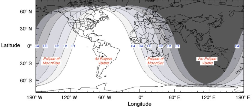 Eclipse visibility