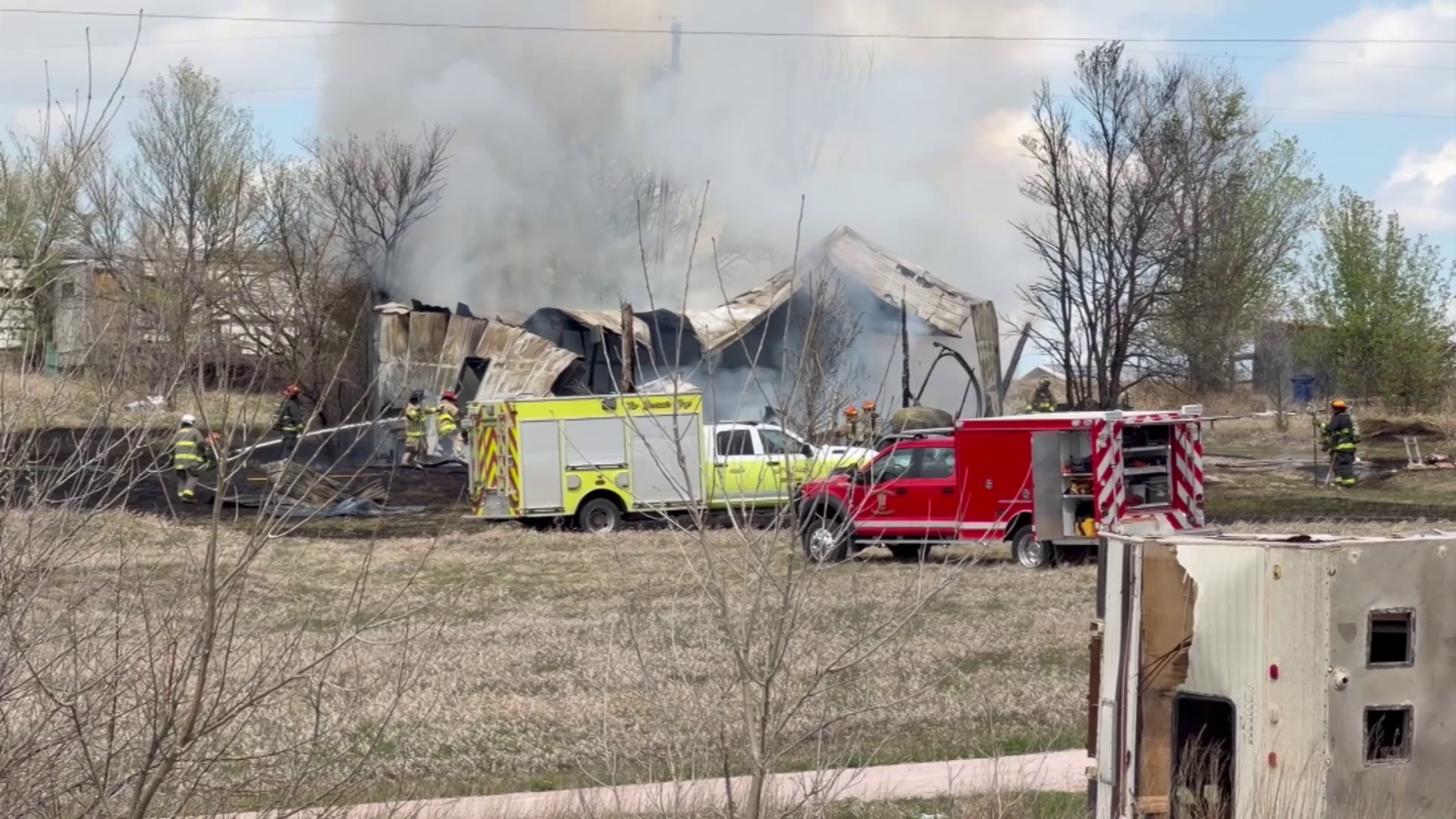 Structure Fire Breaks Out near Box Elder - Rapid City, South Dakota ...