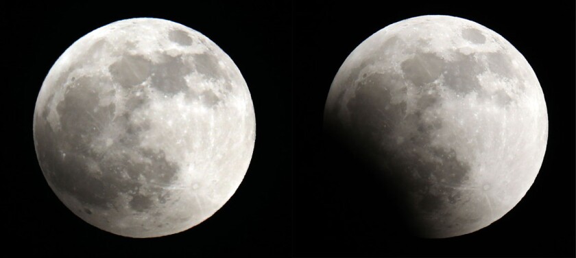 Partial vs penumbral