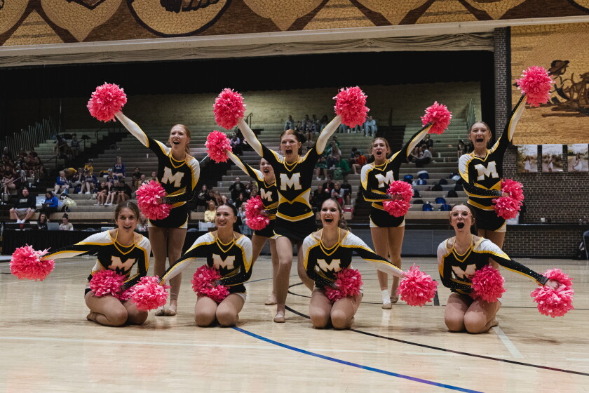 Competitive Cheer Shows Mitchell competitive cheer and dance show extra motivation nearing ...