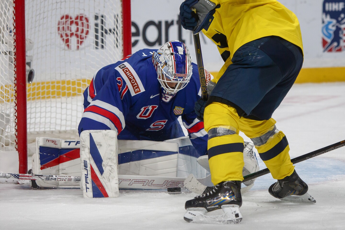 USA vs. Sweden World Junior Hockey