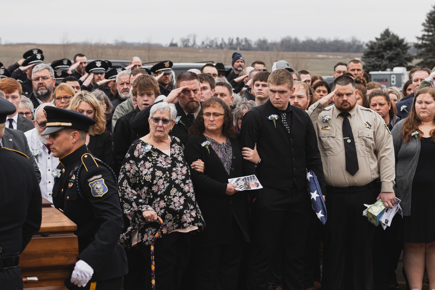 PHOTOS: Officers pay respects to Moody County deputy sheriff Ken Prorok ...