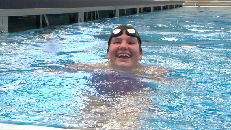 Horace Senior Swimmer Emmyline Fabel Prepares for Conference Meet After Lymphoma Diagnosis