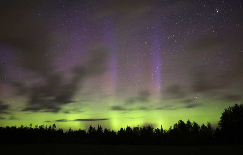 Auroral rays