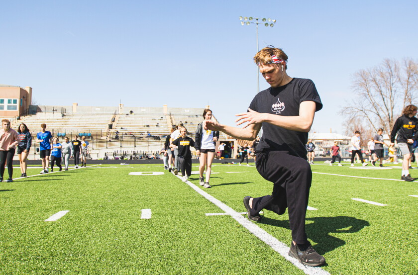 Field Tracking Practice What happens at track and field practice? An inside look at Mitchell's ...