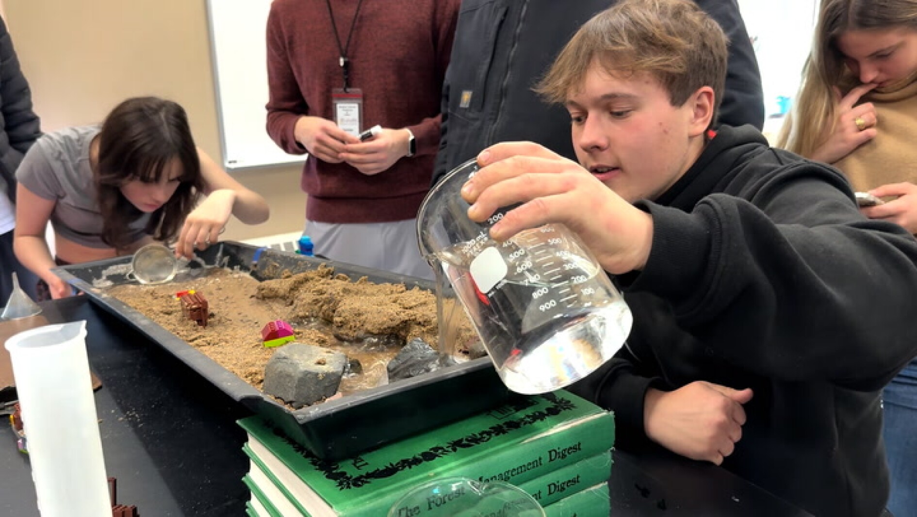Stream table experiments from Denfeld Students - Duluth News Tribune ...