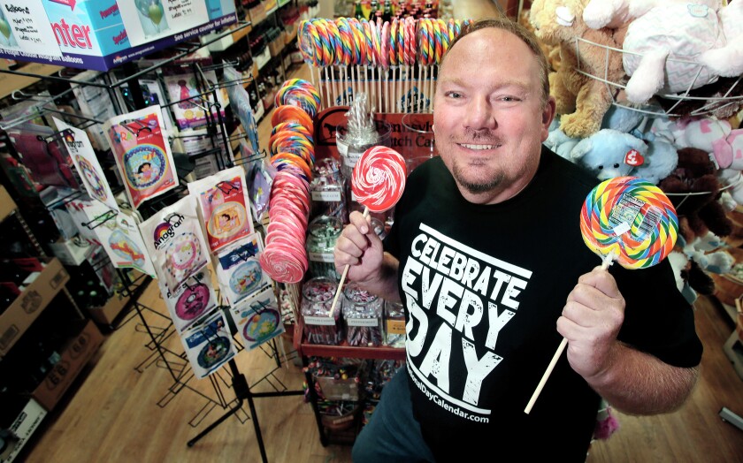 Marlo Anderson of Mandan has created a website and social media presence that celebrates hundreds of “National (fill-in-the-blank) Day” designations. Wednesday is National Lollipop Day.Dave Wallis / The Forum