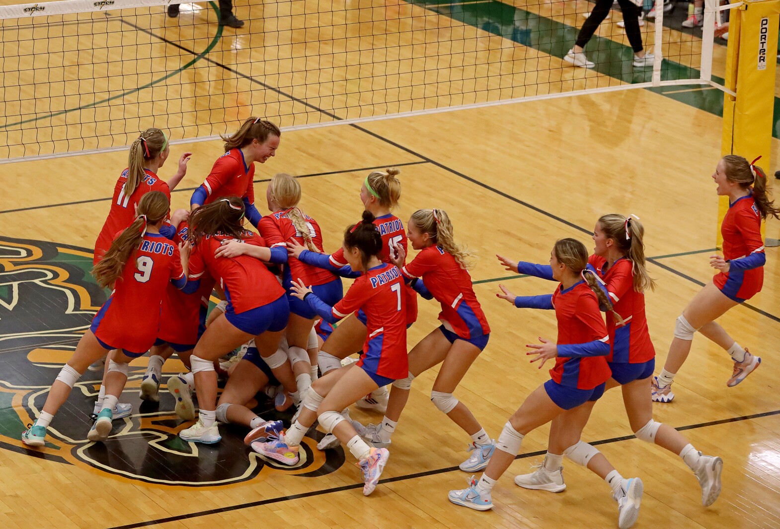 Pequot Lakes against St. Cloud Cathedral on Saturday, Nov. 5, 2022, during the Section 6-2A Final at Sauk Rapids.