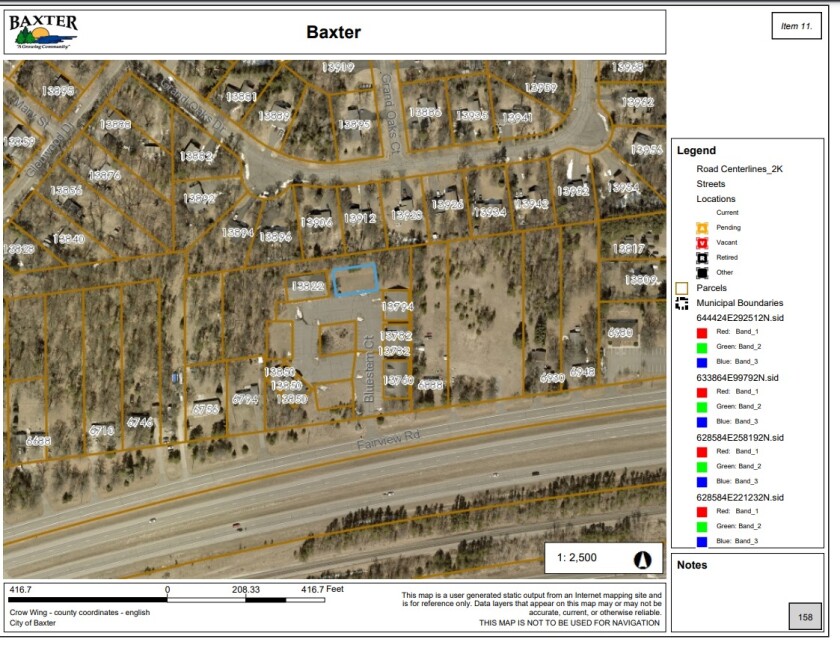 Mapa kancelářského parku